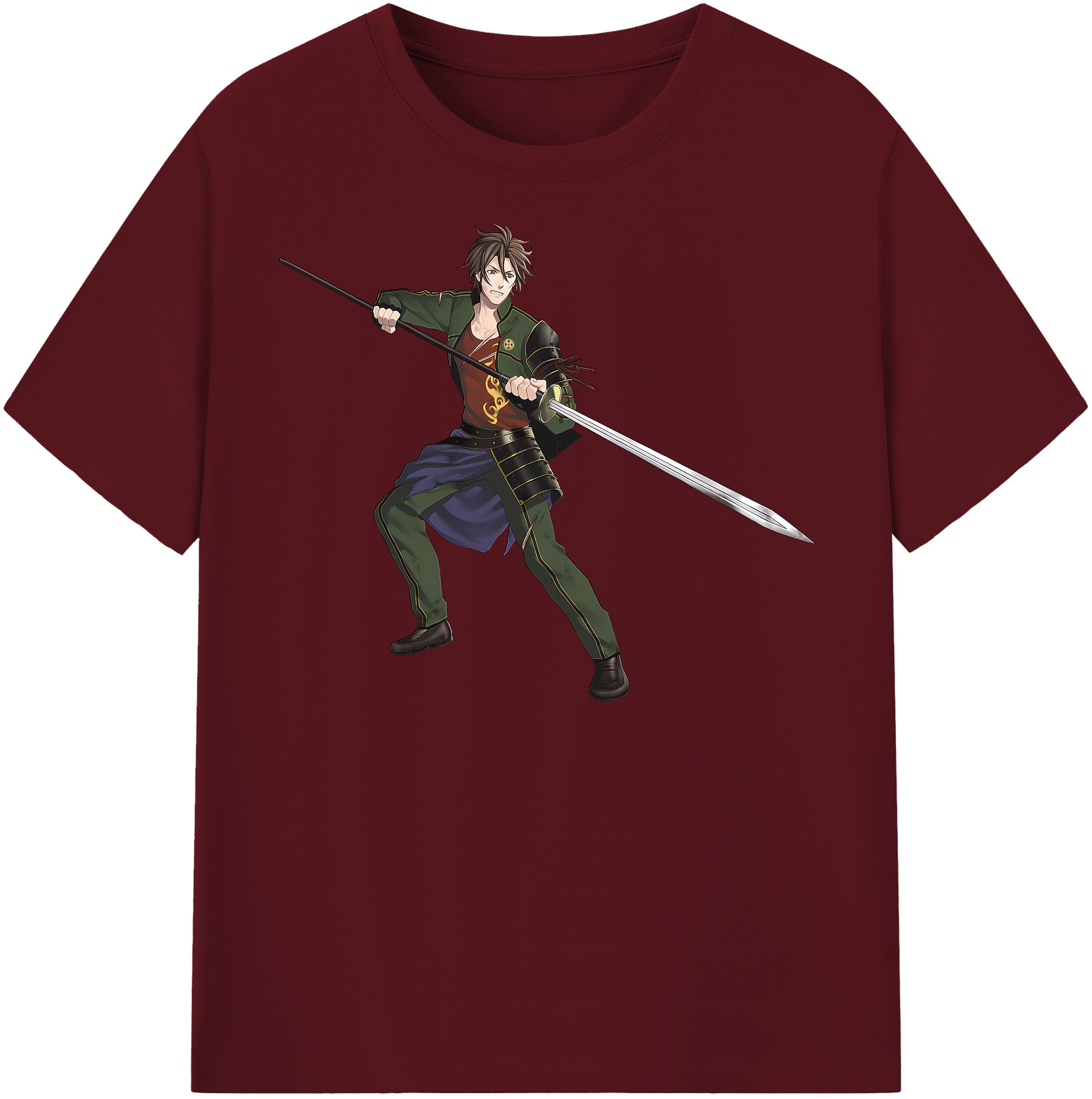 （画像用） 刀剣乱舞 Touken Ranbu 綿100％半袖Tシャツ（フロントプリント）